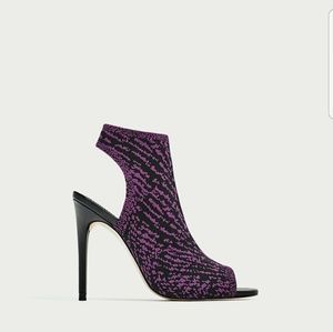 Zara Fabric Cage Sandals